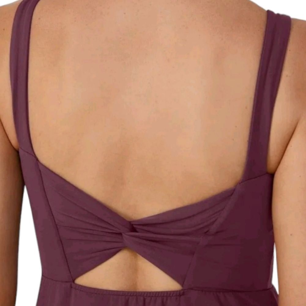 HALARA 3X Padded backless twisted slit midi dress casual wear NWT - Picture 5 of 13
